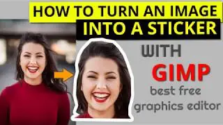 How to Make a Profile Sticker using Gimp - 2019
