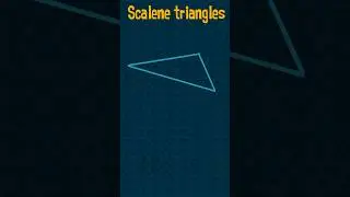 Learn about the different types of triangles! Check out the full video 🔺 #learnmath #geometry