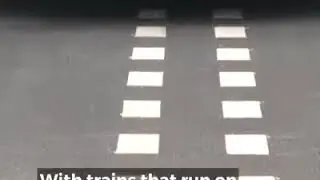 New train in China that runs without track