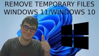 How To Remove Temporary Files From Your PC! - Windows 11/Windows 10