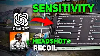 😱AI No Recoil Sensitivity for BGMI 🔥 | Best PUBG Sensitivity Settings | No Recoil Sensitivity BGMI