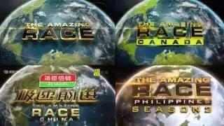 The Amazing Race 4 versions intro comparison (Canada, China, U.S, Philippines)