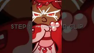 ⚠️THIS IS A CAPCUT TEMPLATE, LINK IN COMMENTS! ⚠️ | How to edit the best Cookie run character:
