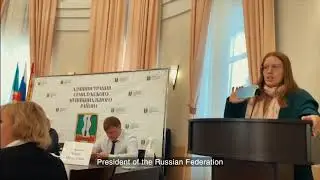 Russian councillor tells meeting Ukraine invasion is a war crime