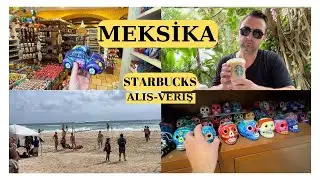 Meksika'da Starbucks  ve Yerel Maġaza'da Aliș-Veriș Zamani.