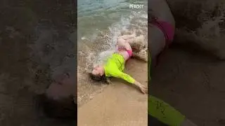 They see me rollin... 🏖️😂 #shorts #funny #fail #beach #sand #roll