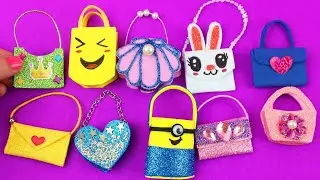 10 EASY AND CUTE DIY PURSES FOR BARBIE DOLLS