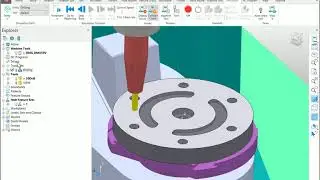 Autodesk PowerMill -  Polar Drilling - Milling