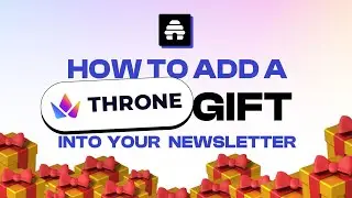 How to Add a Throne Wishlist to your Newsletter on beehiiv (Tutorial)