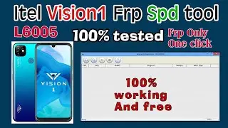 How To Unlock Frp Itel Vision 1 L6005 Spd Tool | itel Vision 1 Frp Spd tool Se Kaise Unlock kare