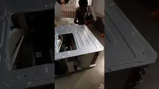 Window AC Installation #shorts #youtubeshorts
