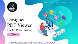 2020 Updated Designer PDF Viewer Hackerrank Solution in Hindi C++