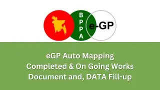 eGP Auto Mapping Completion Certificate and On Going Works, DATA