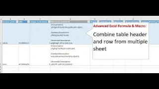 Combine row value with header from multiple Sheet| Excel VBA| Excel Macro| Excel Macro challenge|