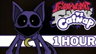 JOY HOUR - FNF 1 HOUR SONG Perfect Loop (VS Catnap V2  Poppy Playtime Chapter 3 Smiling Critters)