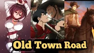 Attack on Titan [ AMV ] (Lyric Video) Old Town Road- by Lil Nas X ft. Billy Ray Cyrus