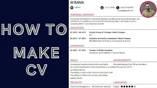 How to Make Killer Cv in Just 5 Minutes - Urdu, Hindi Tutorial #cv #resume #howtowritearesume