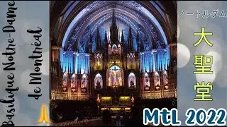 【Vlog】大人気な観光スポット！モントリオール・ノートルダム大聖堂 ！✨Notre Dame Basilica of Montreal vlog