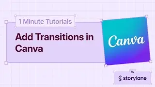How to Add Transitions in Canva | 1-Minute Tutorials