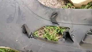 Waja bumper bracket patah