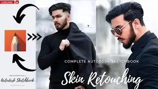 How to smooth face in autodesk| Face Smooth kaise kare | #photoediting #lightroom  @vijaymahar