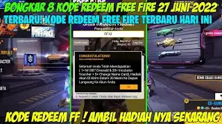 BONGKAR 8 KODE REDEEM FF‼️KODE REDEEM FREE FIRE TERBARU 27 JUNI 2022 || BERHADIAH SG 2 EMERALD