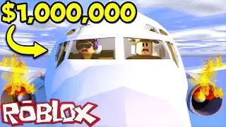 CRASHING A $1,000,000 PLANE IN ROBLOX! (Roblox Plane Simulator)