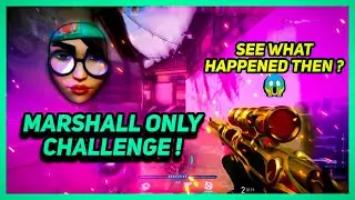 WE TRIED MARSHALL ONLY CHALLENGE AND THEN THIS HAPPENED | Valorant FALL3N