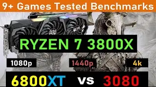Testing Games Ryzen 3800X  6800XT & 3080 | 9 + Games benchmarks