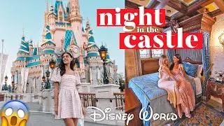we had a sleepover in the CASTLE at WALT DISNEY WORLD 🏰