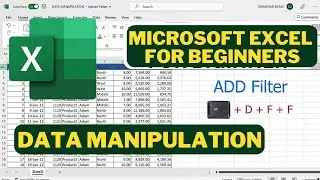 EXCEL FOR BEGINNER PART 2 | DATA MANIPULATION