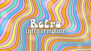 RETRO INTRO TEMPLATE NO TEXT