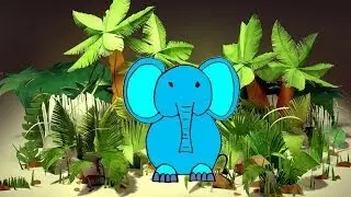 Как нарисовать Слона для детей 4-5 лет Давай нарисуем