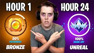 I Played *RANKED* For 24 Hours STRAIGHT... (Fortnite)