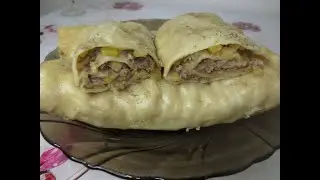 Rolls with potatoes and minced meat in a steamer. A budget dish for a festive table.