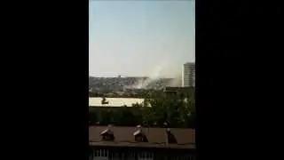Обстрел Донецка 14.08.2014 террористами