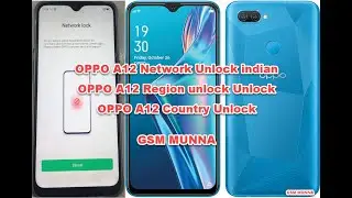 OPPO A12 Network Unlock Done