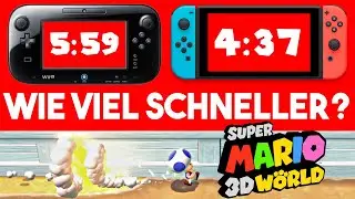 FRAME-GENAU: Wie viel schneller ist man in der Switch-Version von Super Mario 3D World?