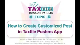 How to Create Customized Post in Taxfile Poster Application