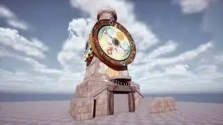 WIP Zelda Majora's Mask Clock Town Model in Unreal Engine 5