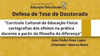 Defesa de Tese de João Pedro Goes Lopes