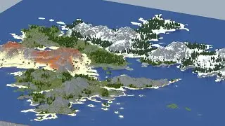 EPIC new 7000x7000 Minecraft map! | Ibithan pt1