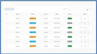 Data Table Create Using  Bootstrap4 HTML & CSS |FREE Code| |Coding Zakir| How to create a Data Table