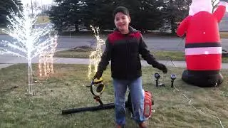 Demo On The Stihl BR 350 backpack blower!!