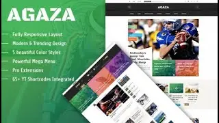 Smartaddons templates SJ Agaza FREE download