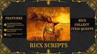 RedM Script - RicX Collect Item Quests 2.0 - RedEM:RP/RSG/QBR/QR/VORP Script