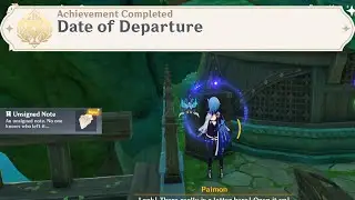3.0 Hidden Achievement - Date of Departure | Genshin Impact
