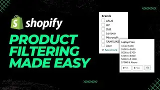 Product filtering in Shopify is easy! (Development tutorial)
