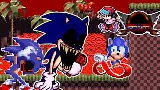 FNF Sonic.EXE VS Dorkly Sonic | TOO SLOW - OLD vs NEW