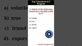 Top 5 C Programming questions 